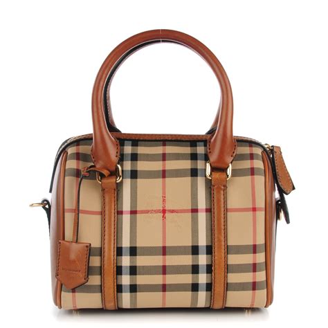 Burberry Horseferry Check Small Alchester Bowling 